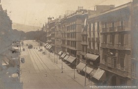 Avenida del Portal del Ángel en 1906