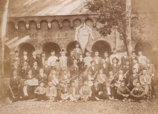 Sociedad Coral El Progreso en 1899